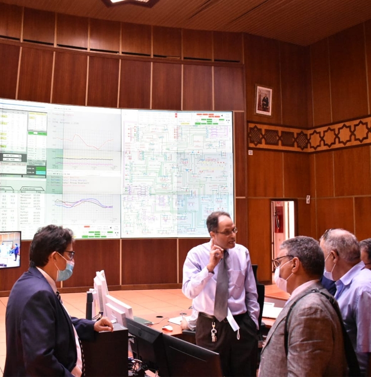 ANRE visits the National Dispatch center of ONEE