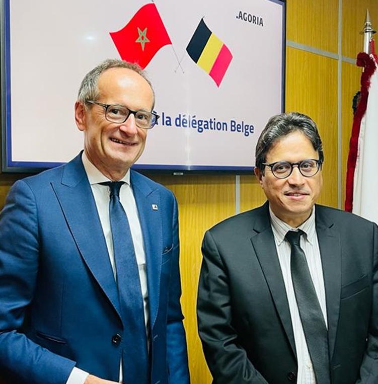 L’ANRE reçoit une délégation belge conduite  par le PDG de l’association AGORIA