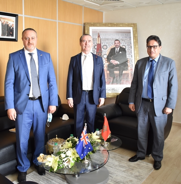 L’ambassadeur australien au Maroc effectue une visite de courtoisie au Président de l’ANRE